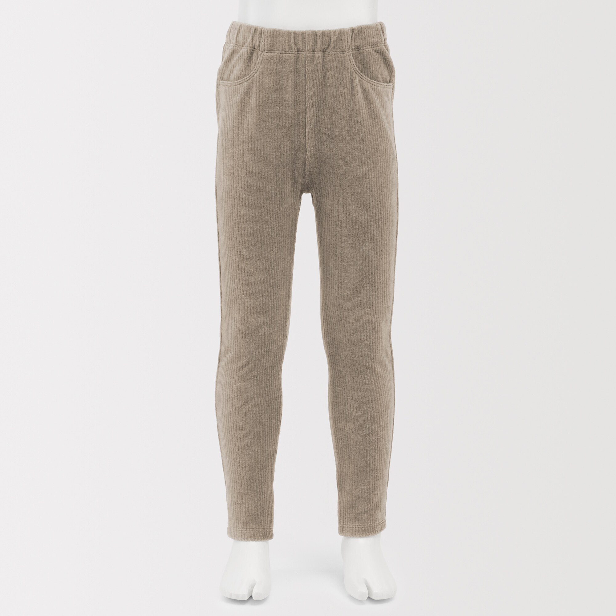 キッズ　ジャージーストレッチコーデュロイレギンスパンツ