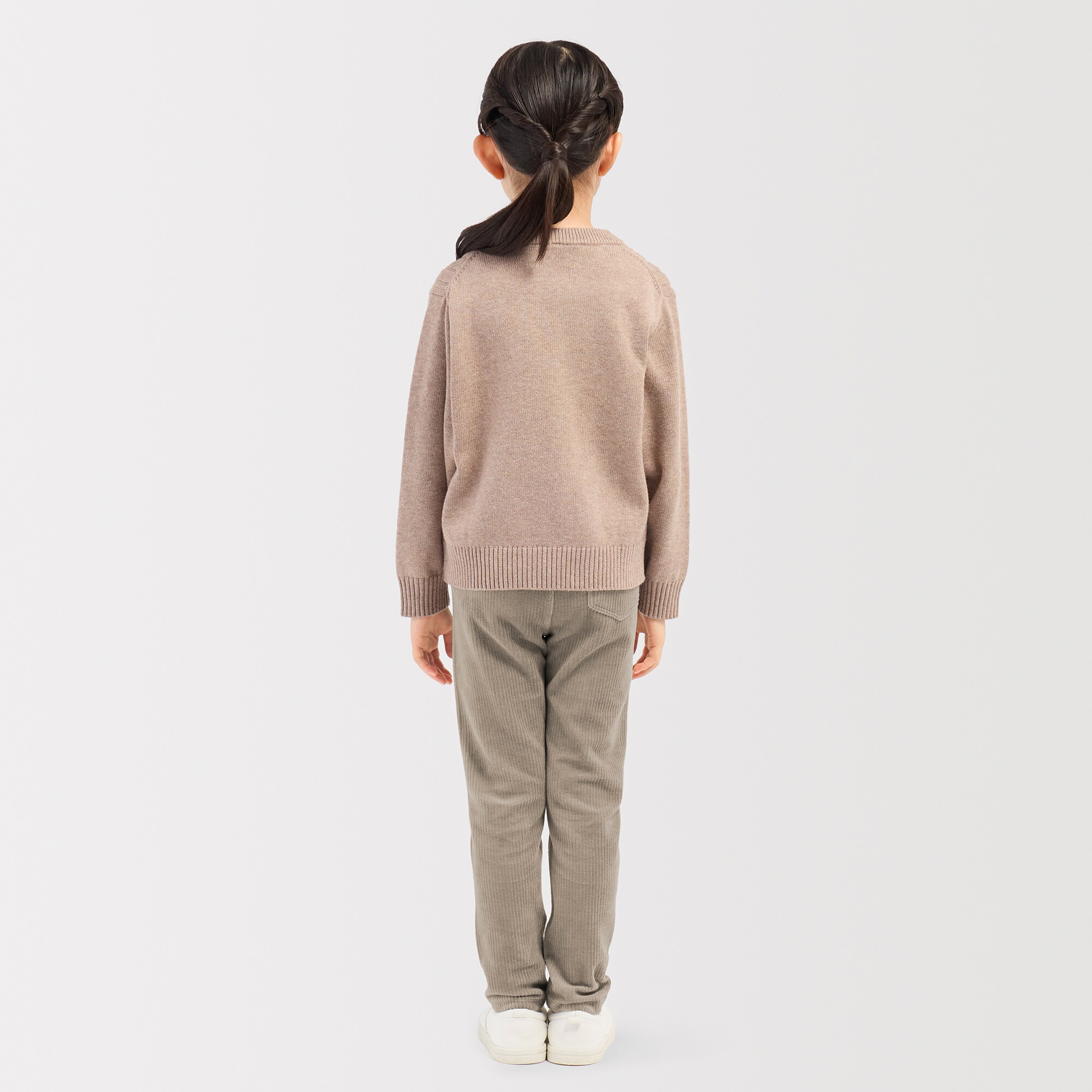 キッズ　ジャージーストレッチコーデュロイレギンスパンツ