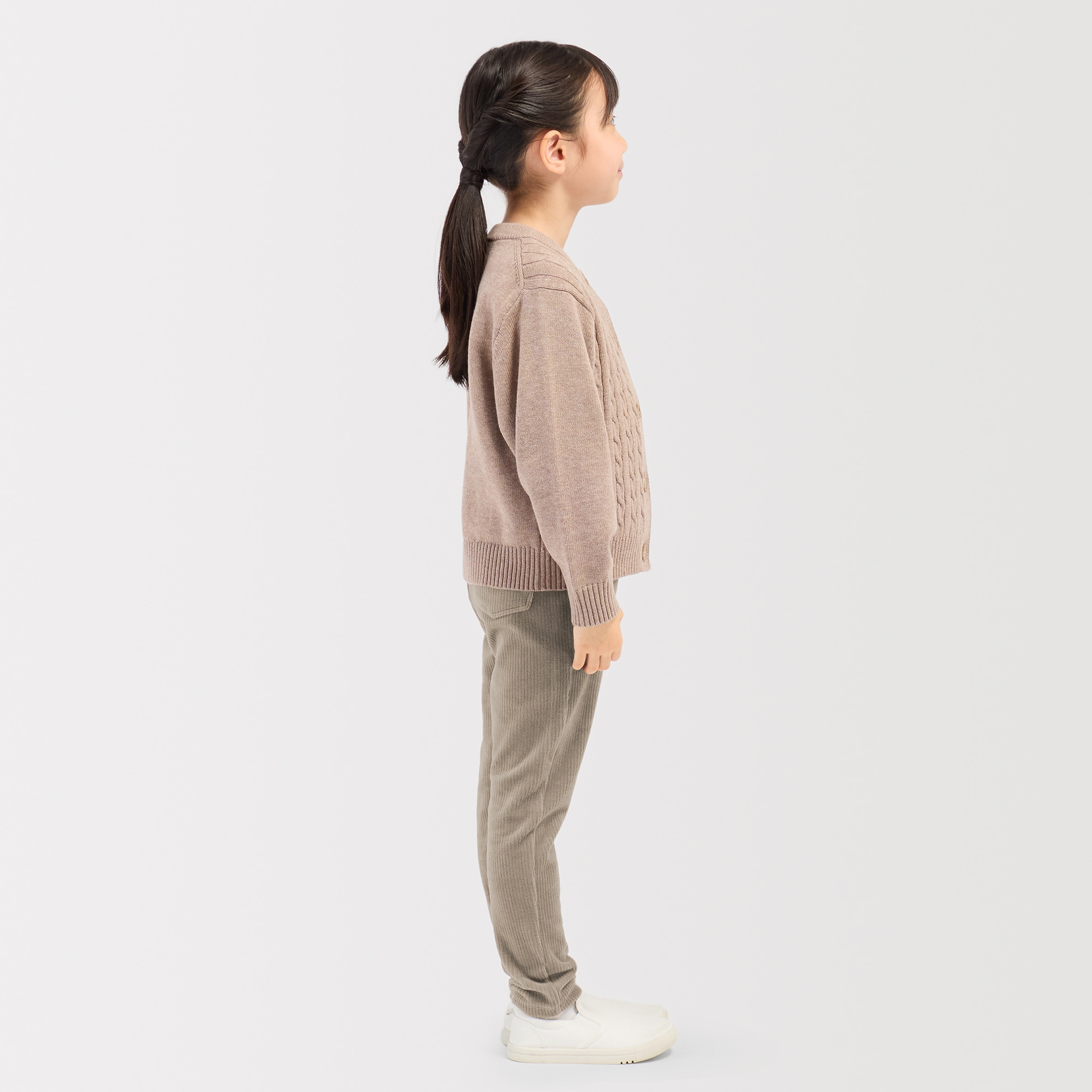 キッズ　ジャージーストレッチコーデュロイレギンスパンツ