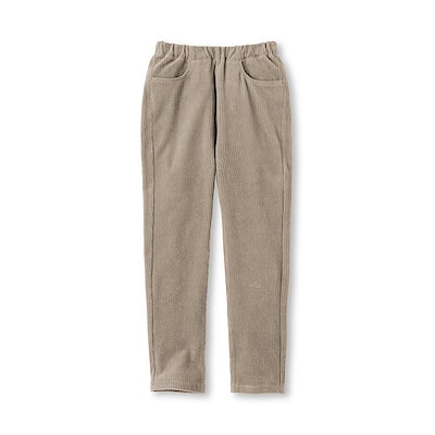 【９月上旬発売予定】キッズ　ジャージーストレッチコーデュロイレギンスパンツ