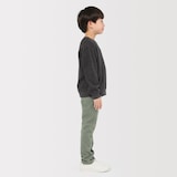 キッズ　ストレッチ裏起毛スリムフィットパンツ