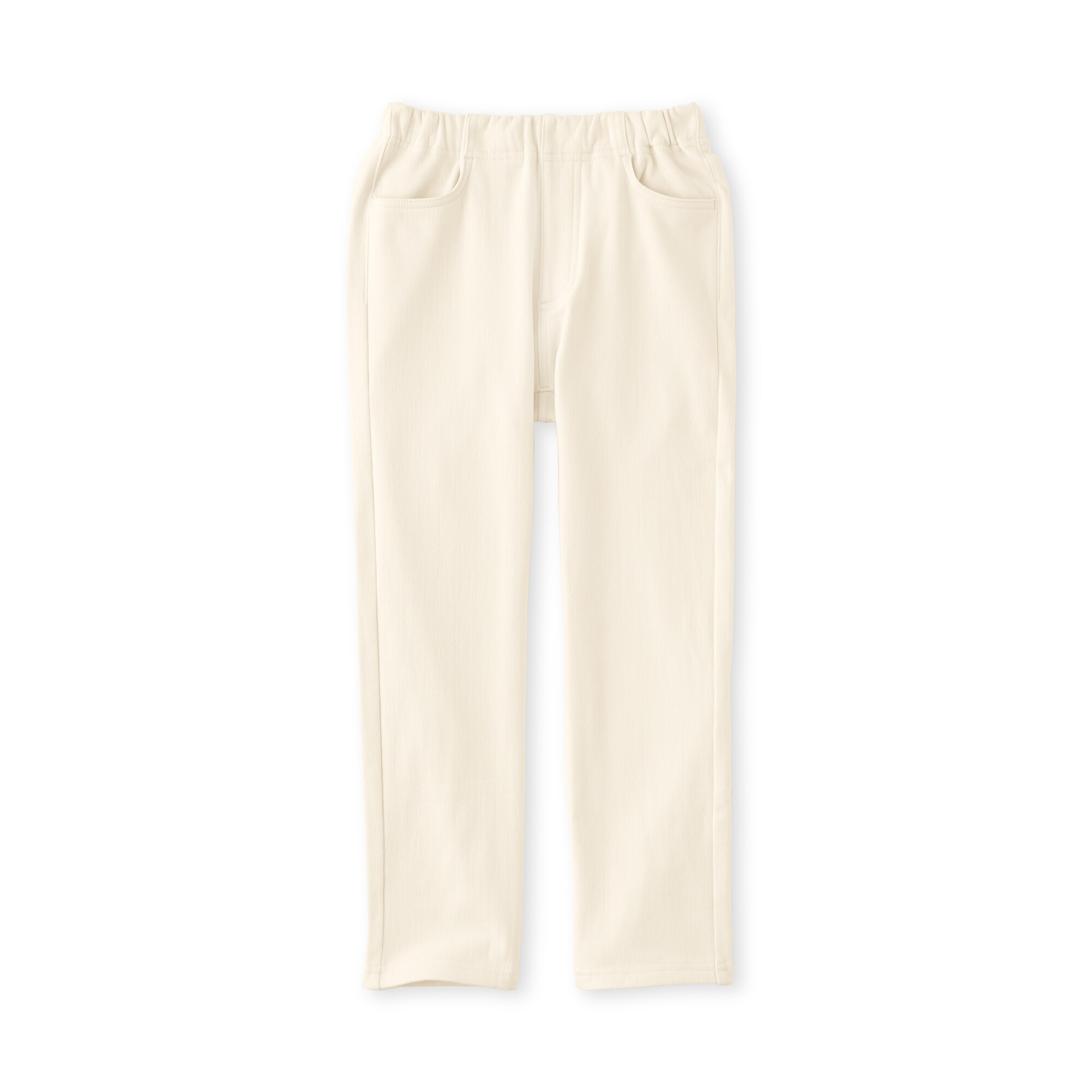 キッズ　ストレッチ裏起毛スリムフィットパンツ