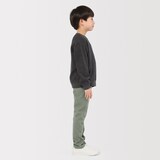 キッズ　ストレッチ裏起毛スリムフィットパンツ