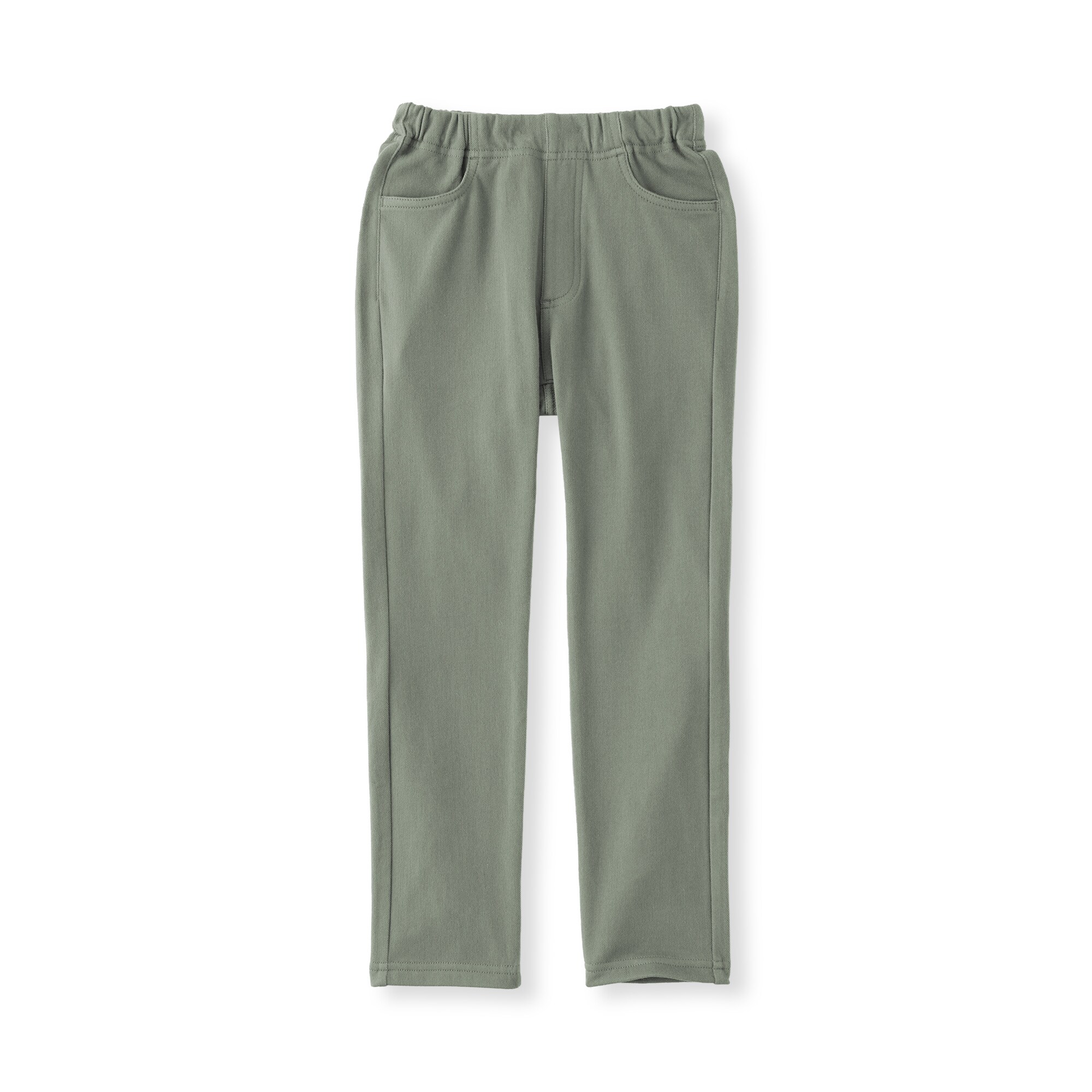 キッズ　ストレッチ裏起毛スリムフィットパンツ
