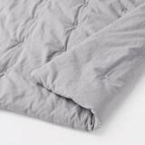 洗いざらし　キルト　そのまま使える薄掛ふとん／Ｄ