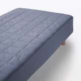 洗いざらし　キルト　敷パッド　ボックスシーツ型／ＳＤ