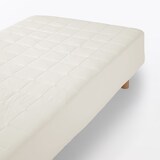 洗いざらし　キルト　敷パッド　ボックスシーツ型／Ｄ