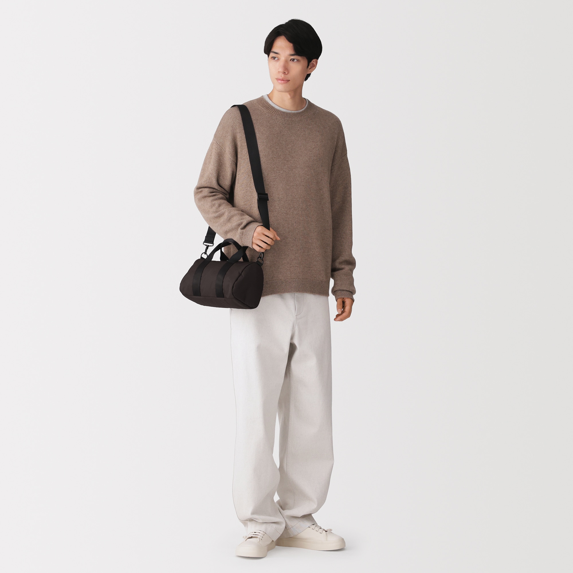 再生ナイロンミニボストンバッグ