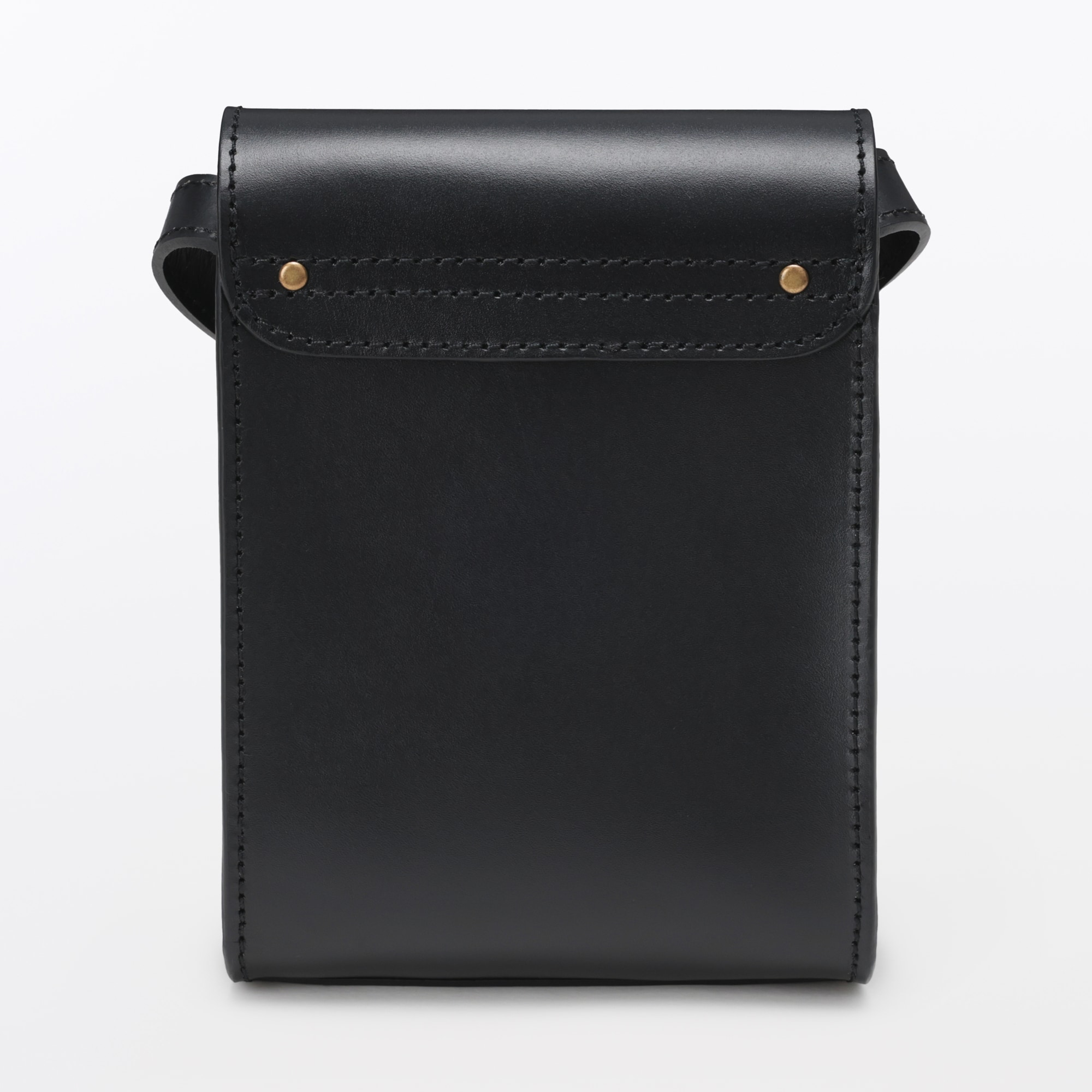 レザーミニショルダーバッグ　縦型