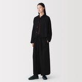 婦人　レザーミドルカットスニーカー