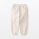 ベビー　おなかすっぽりコットンブークレジョガーパンツ