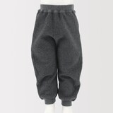 ベビー　おなかすっぽりコットンブークレジョガーパンツ