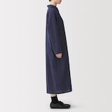 婦人　まっすぐ仕立てた　シャツワンピース