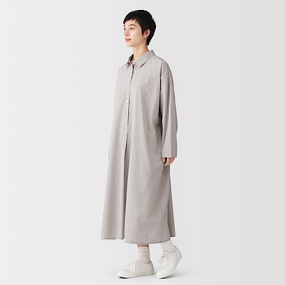 【８月１０日順次発売予定】婦人　まっすぐ仕立てた　シャツワンピース