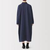婦人　まっすぐ仕立てた　シャツワンピース