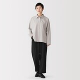 婦人　まっすぐ仕立てた　長袖シャツ