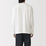 紳士　天竺編みクルーネック長袖Ｔシャツ