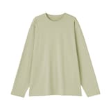 紳士　天竺編みクルーネック長袖Ｔシャツ