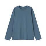 紳士　天竺編みクルーネック長袖Ｔシャツ