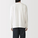紳士　天竺編みクルーネック長袖Ｔシャツ