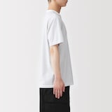 紳士　天竺編みクルーネック半袖Ｔシャツ（ボーダー）（ＯＳ）