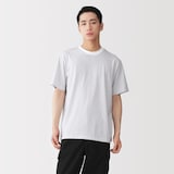 紳士　天竺編みクルーネック半袖Ｔシャツ（ボーダー）（ＯＳ）