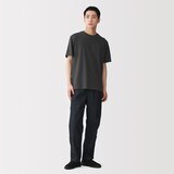 紳士　天竺編みクルーネック半袖Ｔシャツ（ボーダー）（ＯＳ）
