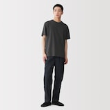 紳士　天竺編みクルーネック半袖Ｔシャツ（ボーダー）（ＯＳ）