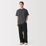 紳士　天竺編みクルーネック半袖Ｔシャツ（ボーダー）（ＯＳ）