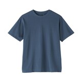 紳士　天竺編みクルーネック半袖Ｔシャツ（ボーダー）（ＯＳ）