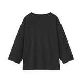 紳士　洗いざらし太番手ボートネック七分袖Ｔシャツ