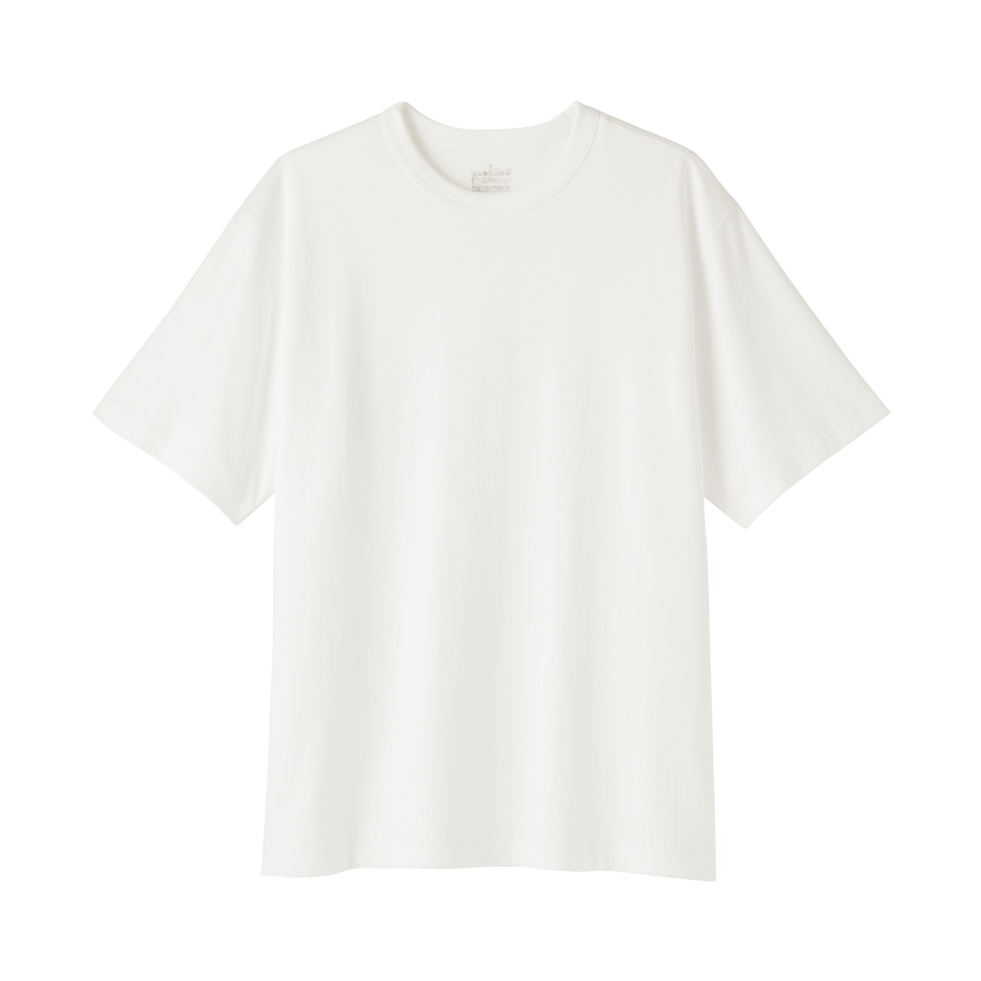 紳士　昔ながらの製法で編み立てたクルーネック半袖Ｔシャツ