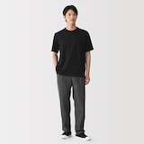 紳士　昔ながらの製法で編み立てたクルーネック半袖Ｔシャツ