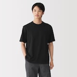 紳士　昔ながらの製法で編み立てたクルーネック半袖Ｔシャツ