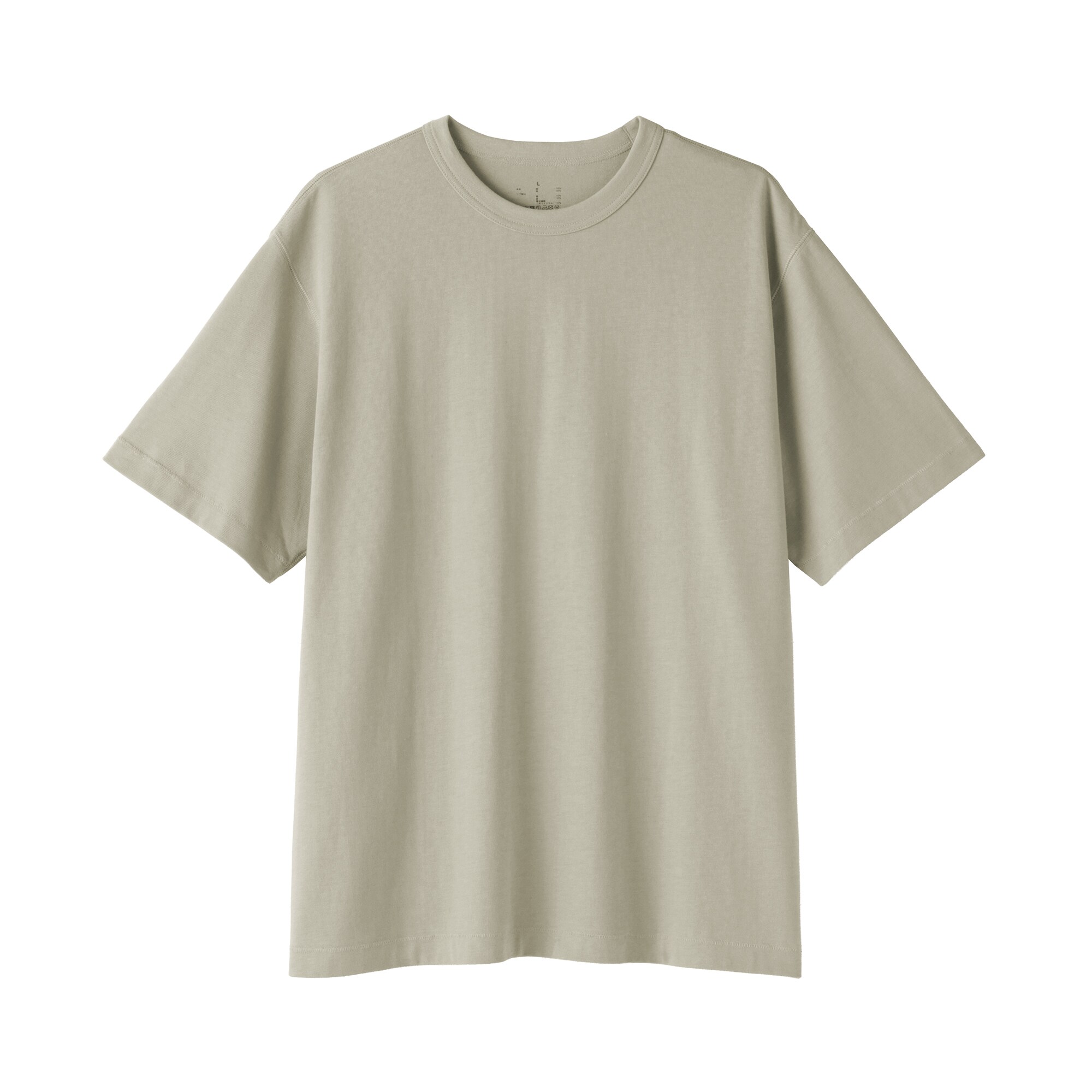 紳士　昔ながらの製法で編み立てたクルーネック半袖Ｔシャツ