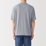 紳士　昔ながらの製法で編み立てたクルーネック半袖Ｔシャツ