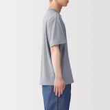 紳士　昔ながらの製法で編み立てたクルーネック半袖Ｔシャツ
