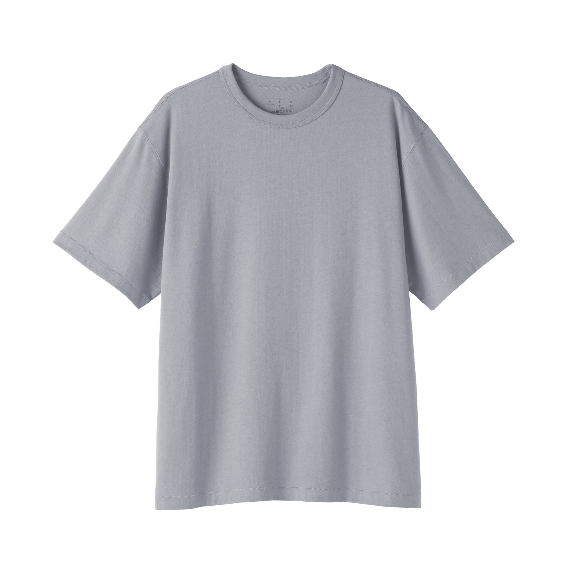 紳士　昔ながらの製法で編み立てたクルーネック半袖Ｔシャツ