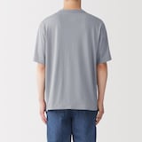 紳士　昔ながらの製法で編み立てたクルーネック半袖Ｔシャツ