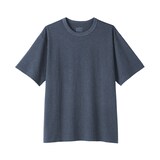 紳士　昔ながらの製法で編み立てたクルーネック半袖Ｔシャツ