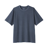 紳士　昔ながらの製法で編み立てたクルーネック半袖Ｔシャツ