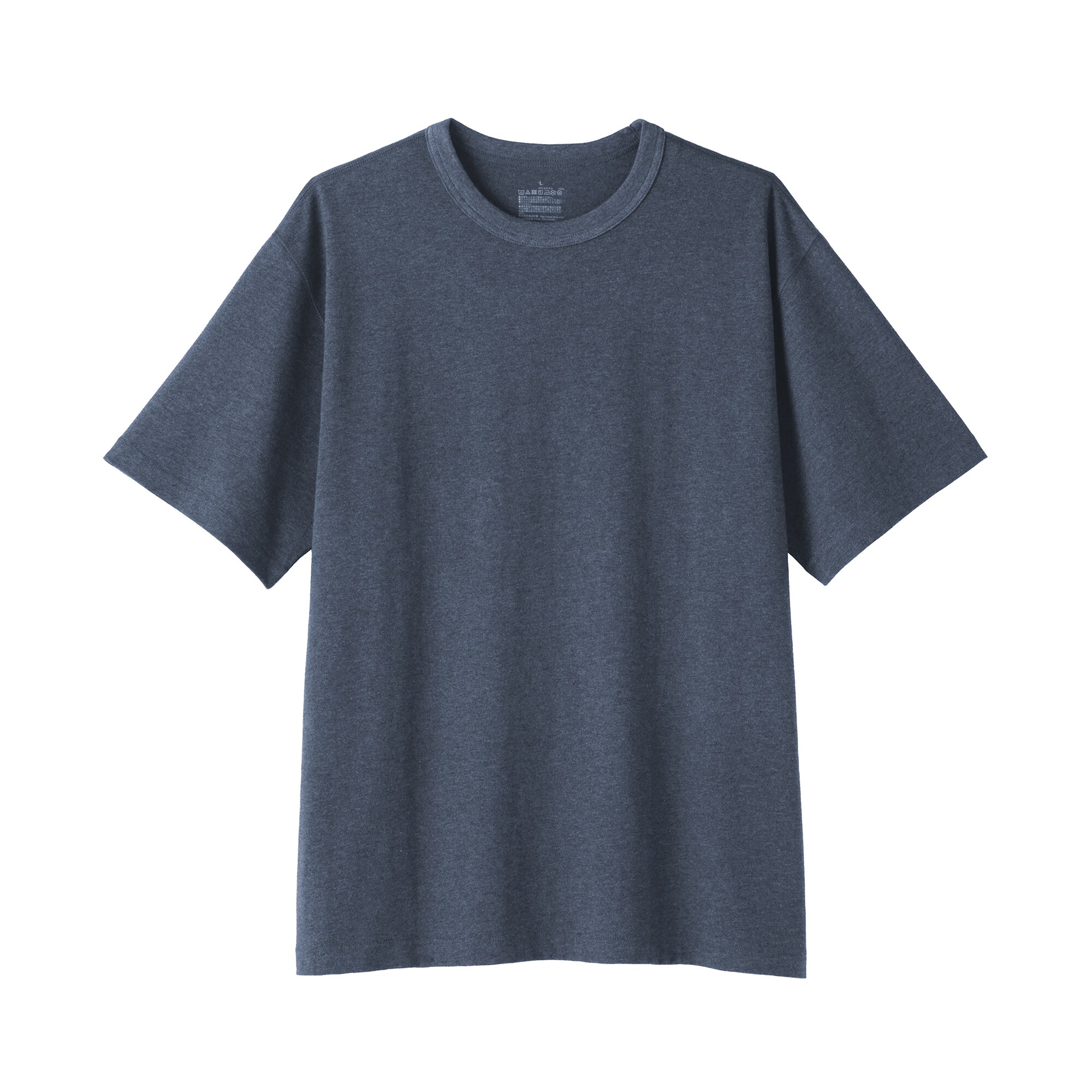 紳士　昔ながらの製法で編み立てたクルーネック半袖Ｔシャツ