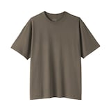 紳士　昔ながらの製法で編み立てたクルーネック半袖Ｔシャツ