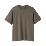 紳士　昔ながらの製法で編み立てたクルーネック半袖Ｔシャツ
