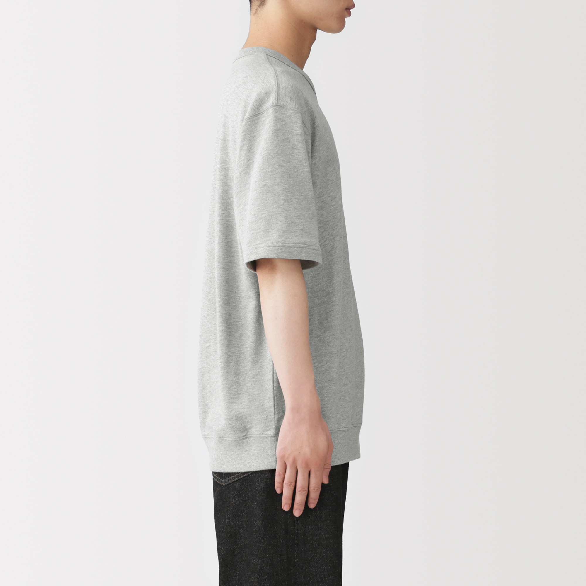 紳士 ライトスウェットクルーネック半袖Tシャツ | 無印良品