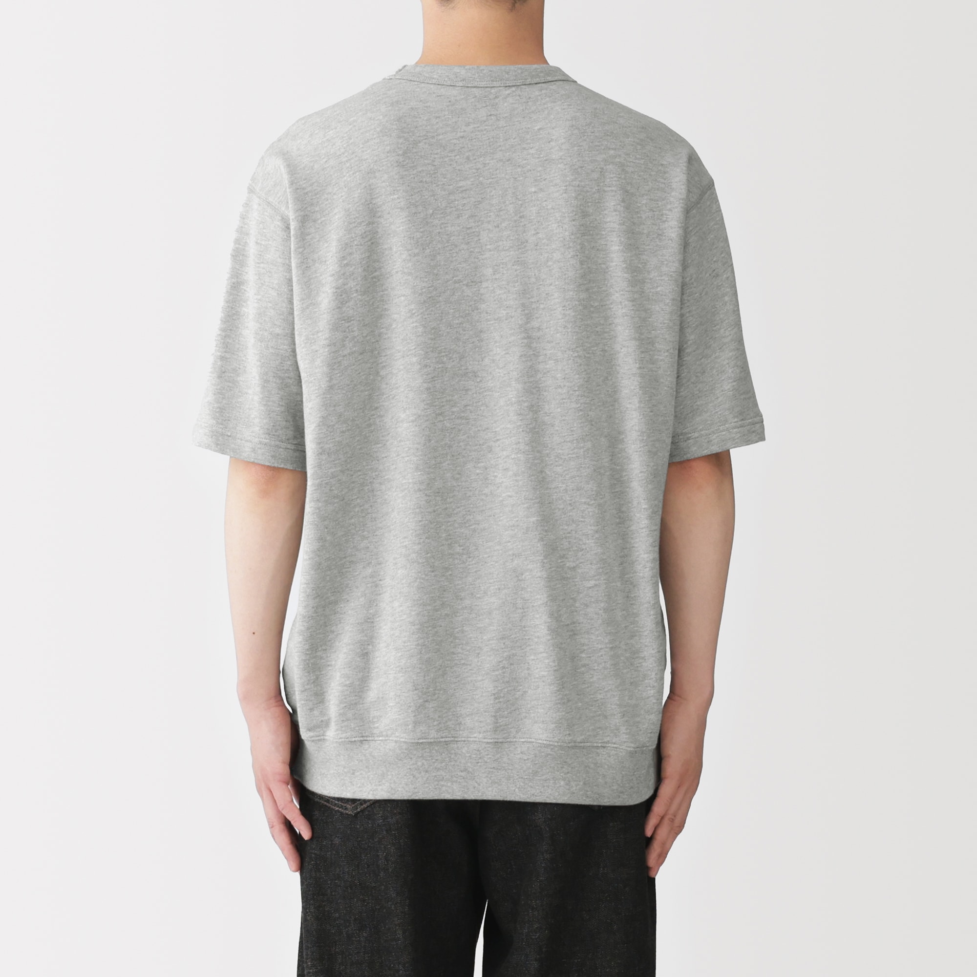 紳士　ライトスウェットクルーネック半袖Ｔシャツ