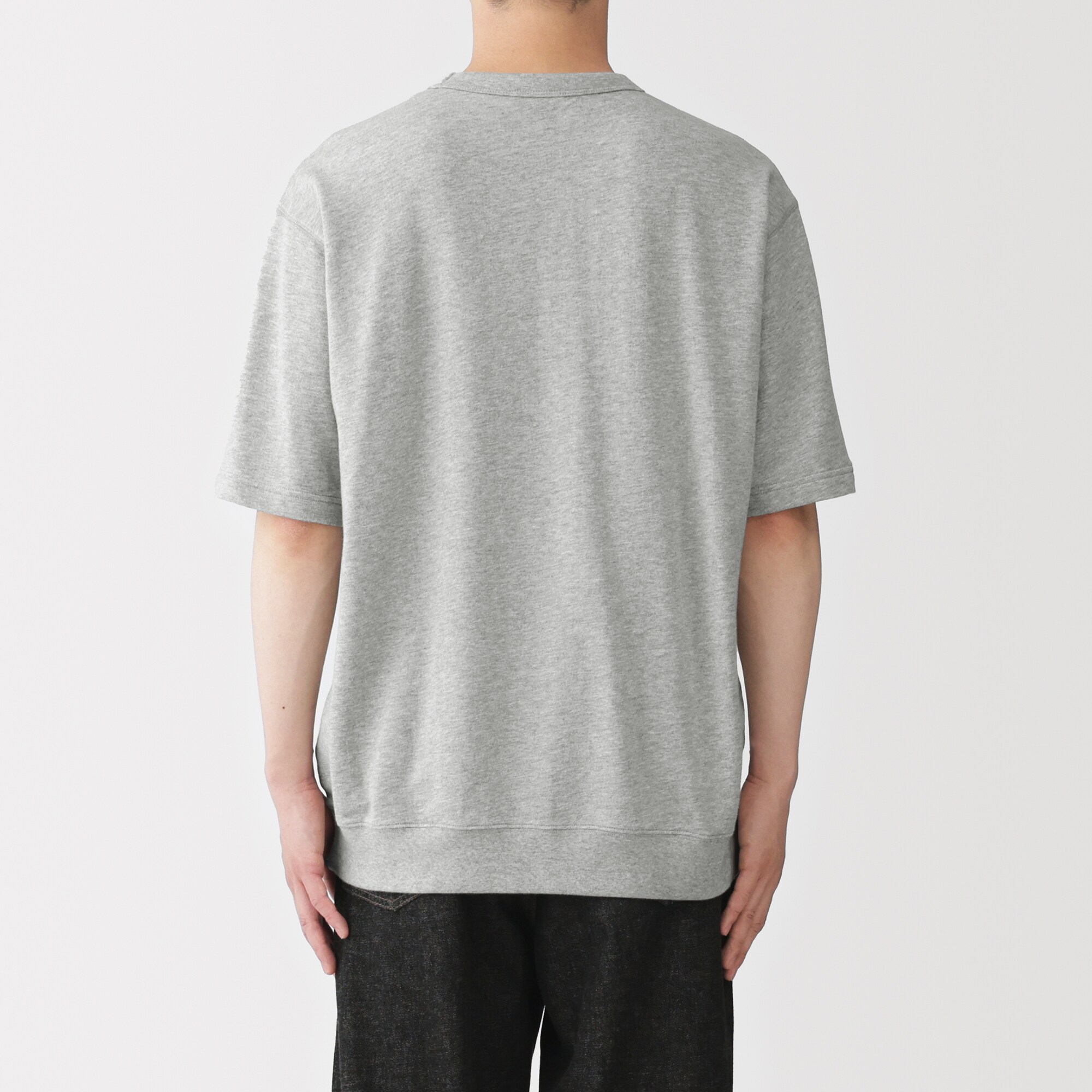 紳士　ライトスウェットクルーネック半袖Ｔシャツ