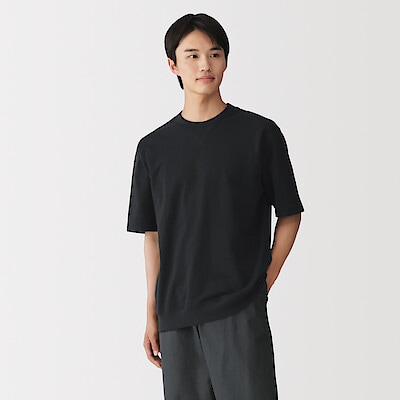 紳士　ライトスウェットクルーネック半袖Ｔシャツ