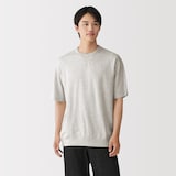 紳士　ライトスウェットクルーネック半袖Ｔシャツ