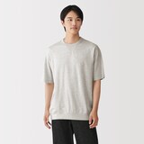紳士　ライトスウェットクルーネック半袖Ｔシャツ